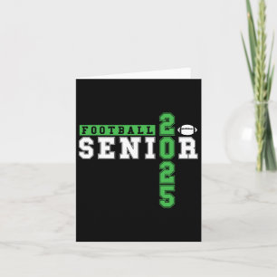 Tarjeta Graduación de Footll Senior Night Footll Senior 20