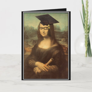 Tarjeta Graduación de Grado de la Mona Lisa