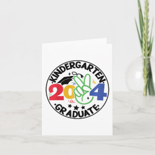 Tarjeta Graduación De Jardín De Niños 2024 El Último Día D