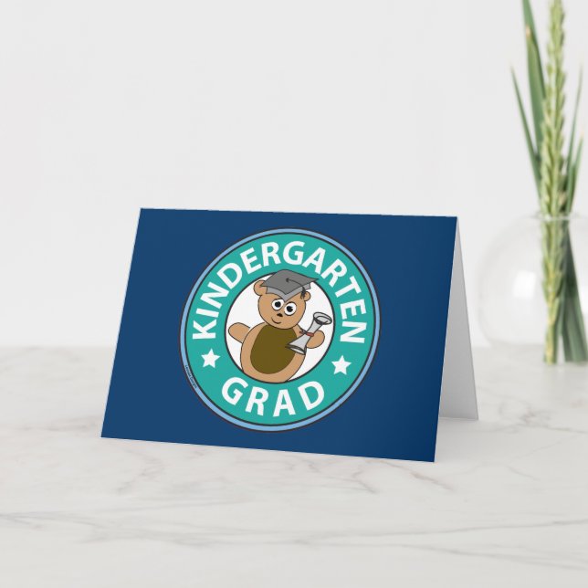 Tarjeta Graduación de jardines de infancia (Anverso)