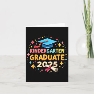 Tarjeta Graduación de jardines de infancia 2025 Niños grad