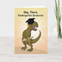Graduación de jardines de infancia T-Rex Dinosauri