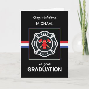 Tarjeta Graduación de la Academia del Departamento de Bomb