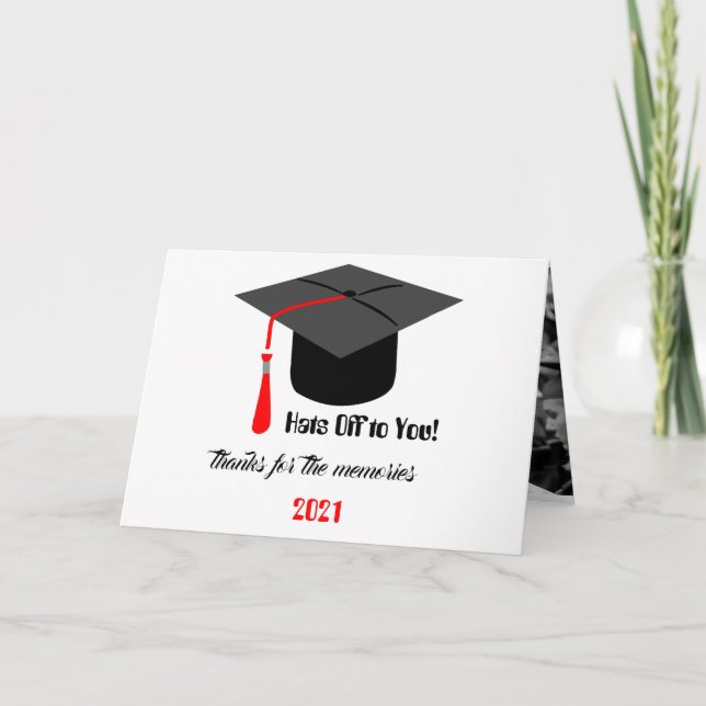 Tarjeta Graduación De La Clase 2021 (Anverso)