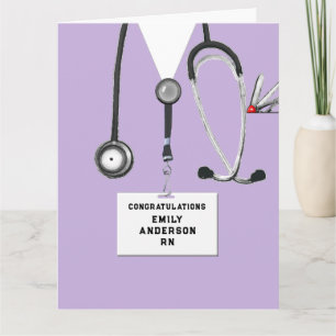 Tarjeta Graduación de la Escuela de Enfermería