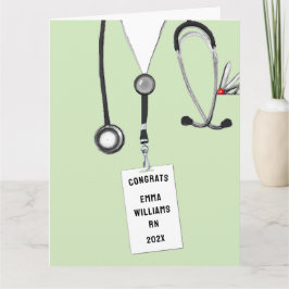 Tarjeta Graduación de la Escuela de Enfermería
