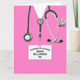 Tarjeta Graduación de la Escuela de Medicina Personalizada