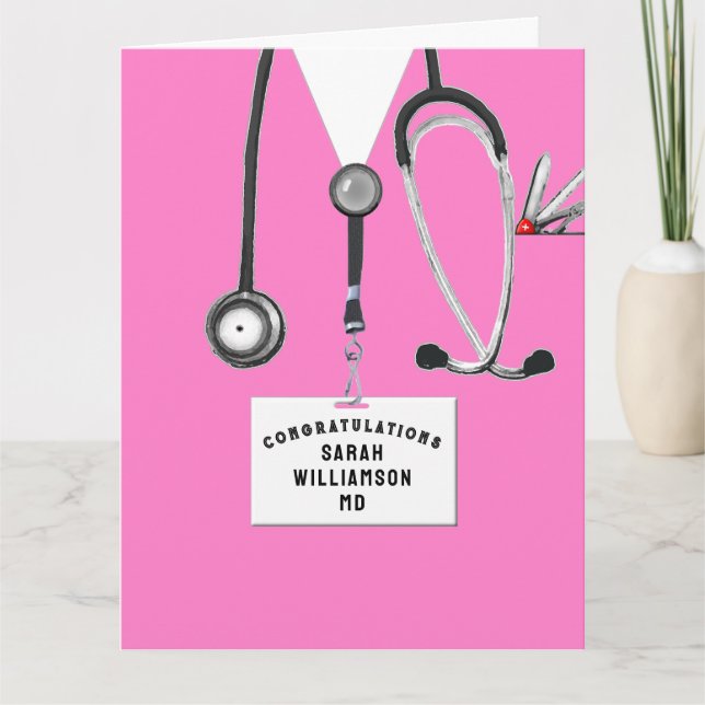 Tarjeta Graduación de la Escuela de Medicina Personalizada (Anverso)