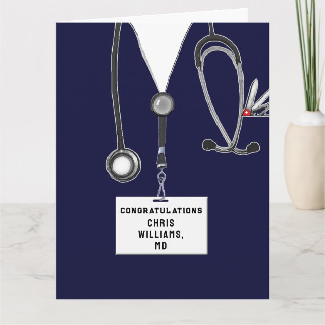 Tarjeta Graduación de la Escuela de Medicina Personalizada (Anverso)