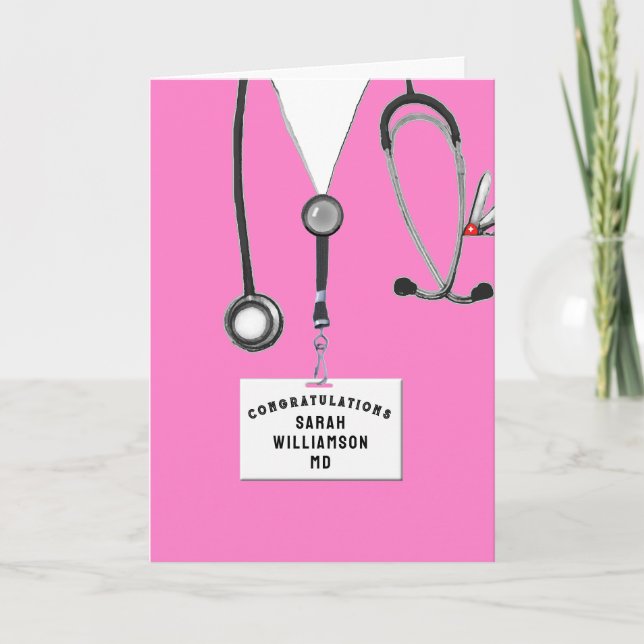 Tarjeta Graduación de la Escuela de Medicina Personalizada (Anverso)