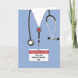 Tarjeta Graduación de la Escuela de Medicina Personalizada