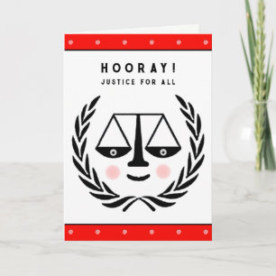 Tarjeta Graduación de la Facultad de Derecho