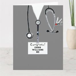 Tarjeta Graduación de la Facultad de Medicina