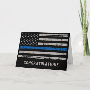 Tarjeta Graduación de la policía de la Línea Azul
