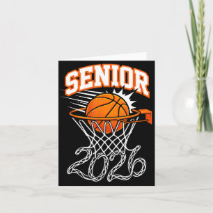 Tarjeta graduación de la promoción 2026 senior 26 balonces