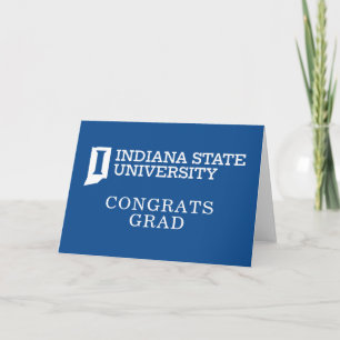 Tarjeta Graduación de la Universidad Estatal de Indiana
