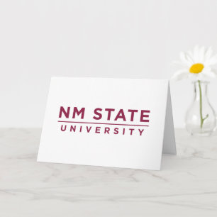 Tarjeta Graduación de la Universidad Estatal de Nuevo Méxi