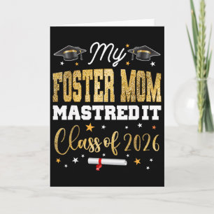 Tarjeta Graduación de Máster Mi Madre Adoptiva lo Dominó C