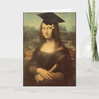 Tarjeta Graduación de Mona Lisa