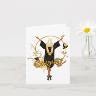 Tarjeta Graduación de mujer musulmana Chic personalizada
