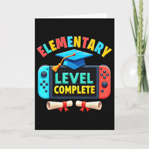 Tarjeta Graduación de nivel elemental completa Cl 2025 Jug