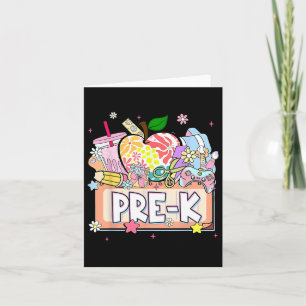 Tarjeta Graduación de Preescolar Preppy Kids Pre-k 2025