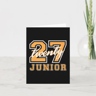 Tarjeta Graduación De Primer Nivel 2027 De Vuelta Al Naran