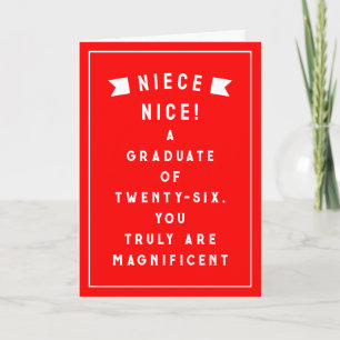 Tarjeta Graduación de sobrina 2026