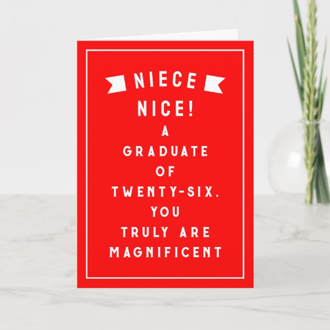 Tarjeta Graduación de sobrina 2026 (Anverso)