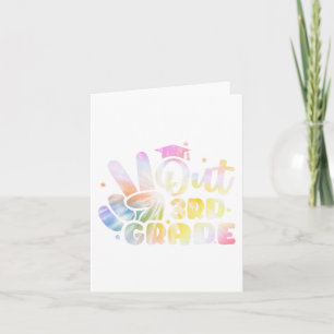 Tarjeta Graduación De Tye De Grado El Último Día De La Esc