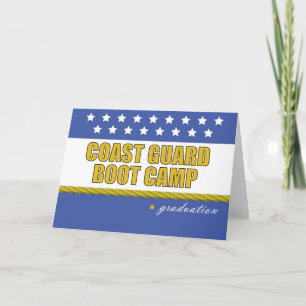 Tarjeta Graduación del campamento de arranque de la Guardi