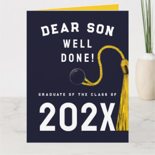 Tarjeta Graduación del hijo