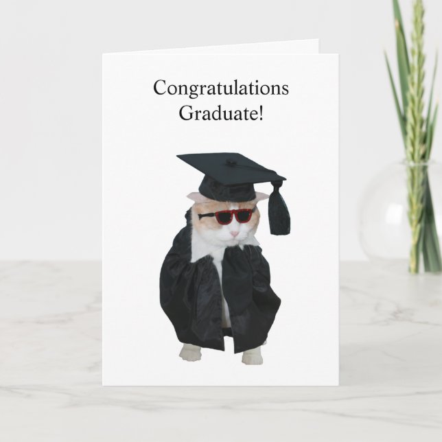 Tarjeta Graduación divertida (Anverso)