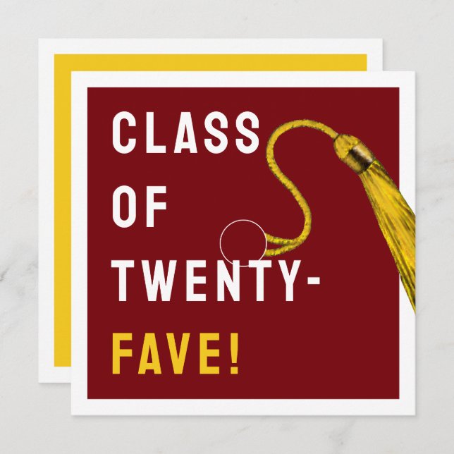 Tarjeta Graduación divertida 2025 (Anverso / Reverso)