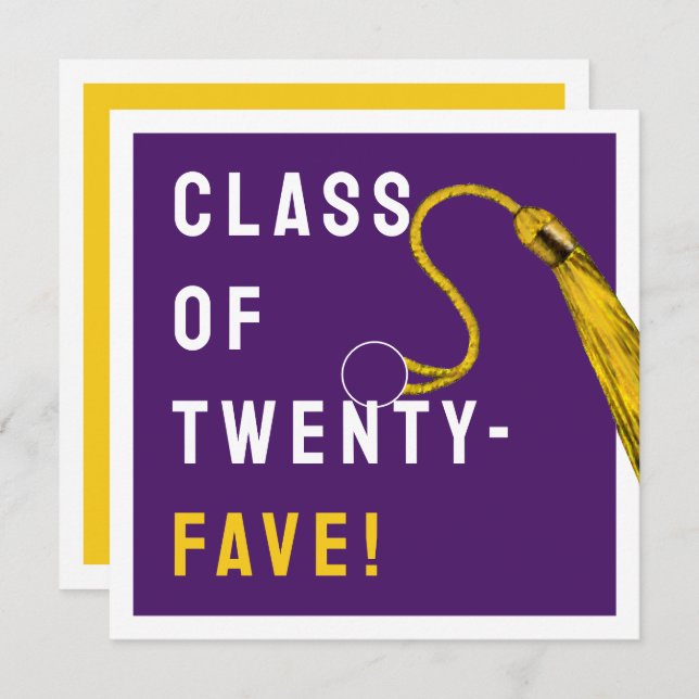 Tarjeta Graduación divertida 2025 (Anverso / Reverso)