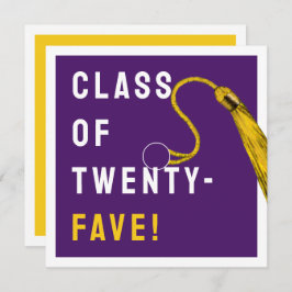 Tarjeta Graduación divertida 2025