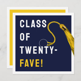 Tarjeta Graduación divertida 2025