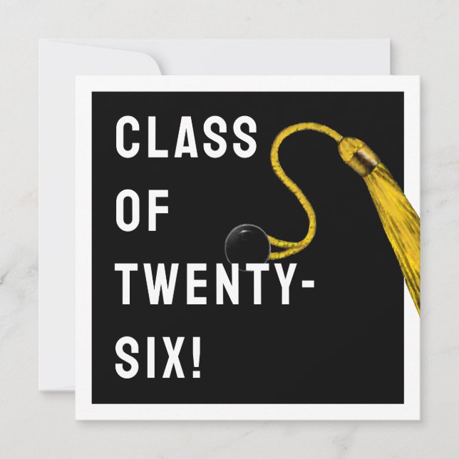 Tarjeta Graduación Divertida 2026 (Anverso)