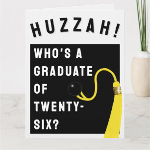Tarjeta Graduación Divertida 2026