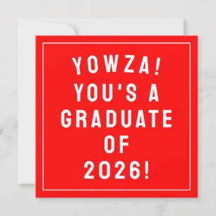 Tarjeta Graduación Divertida 2026