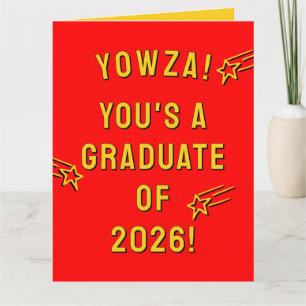 Tarjeta Graduación Divertida 2026