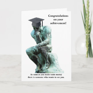 Tarjeta Graduación divertida de Personalizables