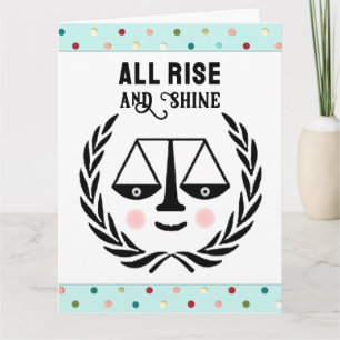 Tarjeta Graduación divertida en la Facultad de Derecho