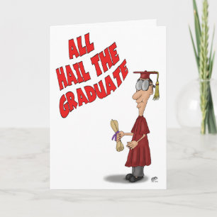 Tarjeta Graduación divertida: Salva al graduado