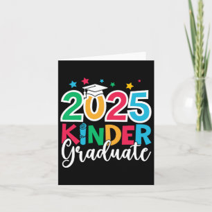 Tarjeta Graduación en jardines de infancia 2025