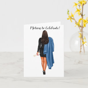 Tarjeta Graduación en la Facultad de Derecho de Moda de pe