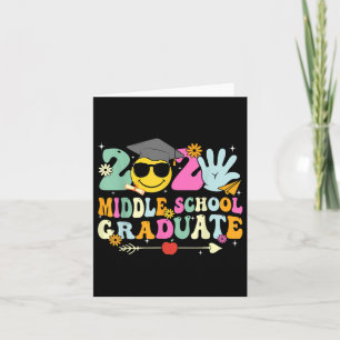 Tarjeta Graduación Escolar Media Cl Del Chico De Sonrisa D