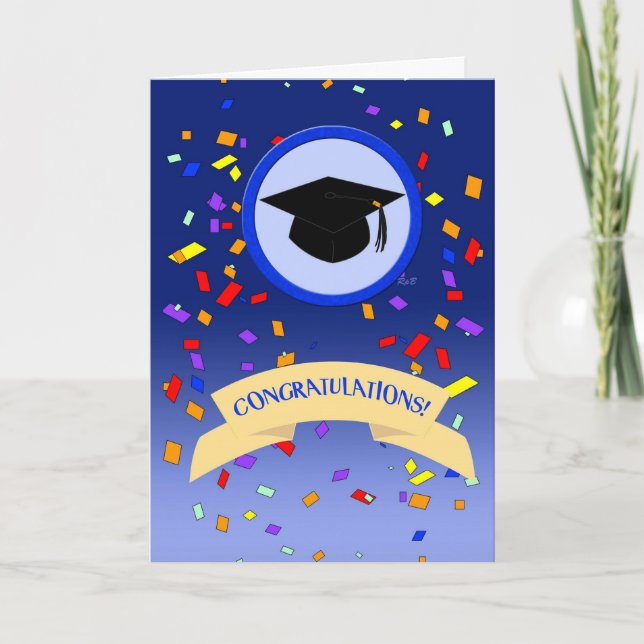 Tarjeta Graduación: Felicitaciones (Anverso)