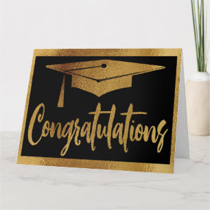 Tarjeta Graduación Felicitaciones Elegante Moderno
