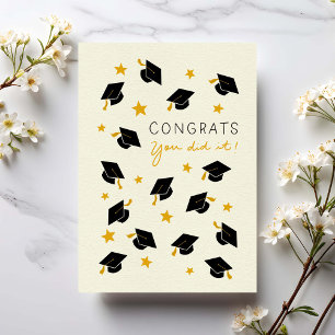 Tarjeta Graduación Felicitaciones Escritas A Mano Que Lo H